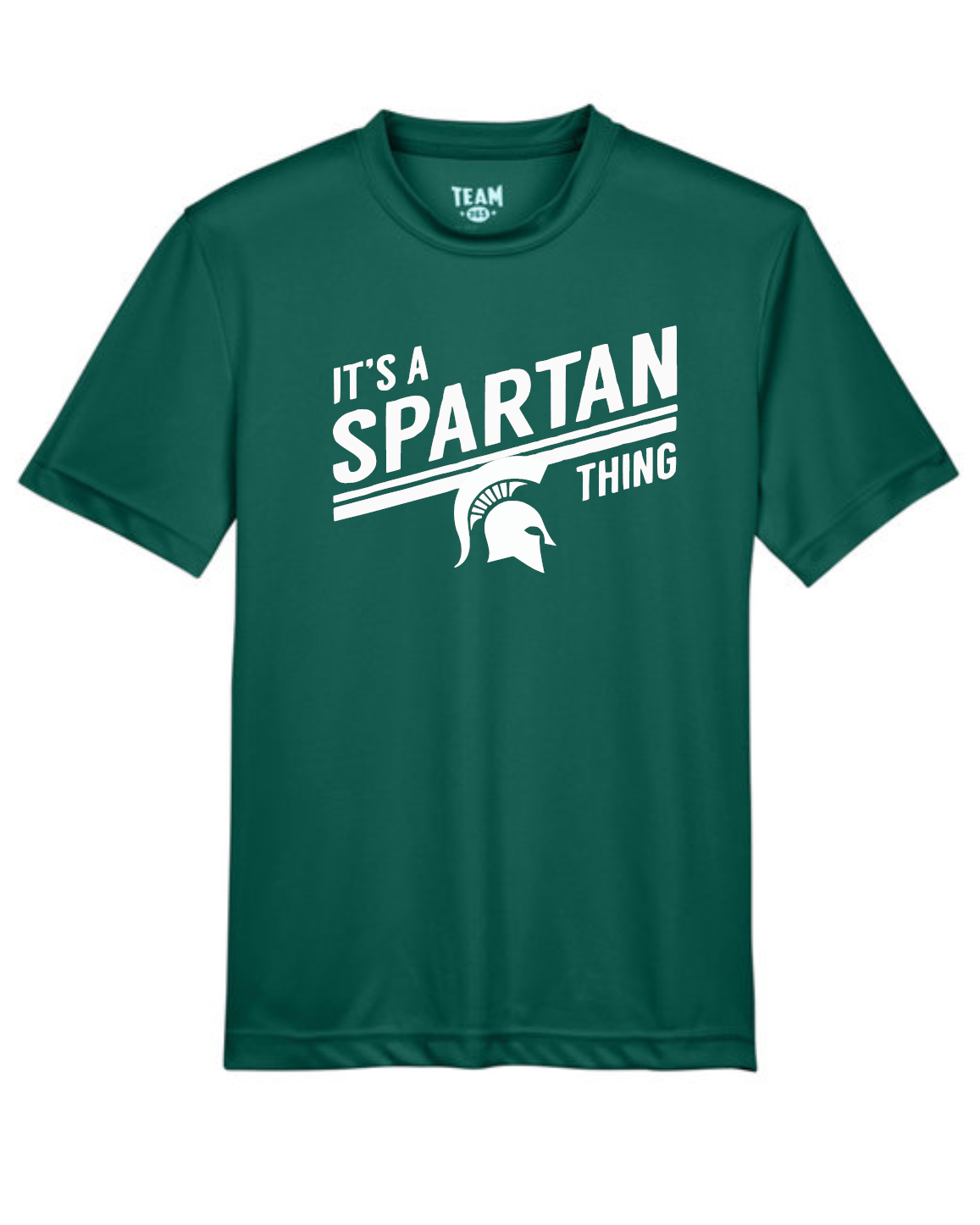 It's a Spartan Thing Dark Green Dri-FIT Performance T-Shirt